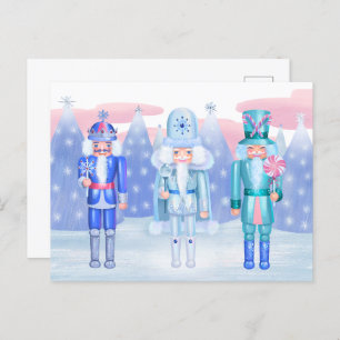 Cartão Postal Pastel Nutcracker Kings