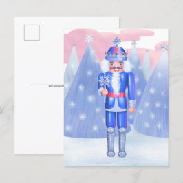 Cartão Postal Pastel Nutcracker Snowflake King
