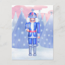 Cartão Postal Pastel Nutcracker Snowflake King