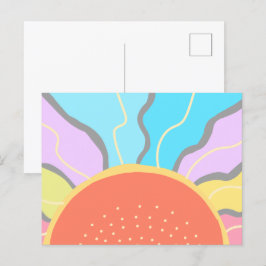 Cartão Postal Pastel Sunrise
