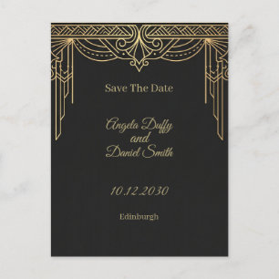 Cartão Postal Pastel Wildflower Save the Date