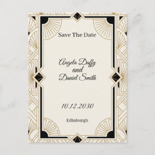 Cartão Postal Pastel Wildflower Save the Date