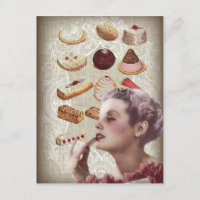 pastelaria de cupcake de padaria parisiense retro 