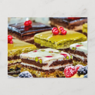 Cartão Postal pastelaria italiana