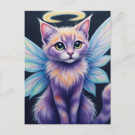 Cartão Postal PastelFairyCat