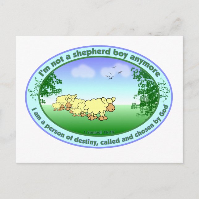 Cartão Postal Pastor de Ovelhas (Frente)