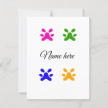 Pata de cão Pato colorido animal de companhia acre