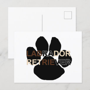 Cartão Postal Pata de nomes LR