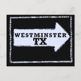 Cartão Postal Patch Westminster (Texas)