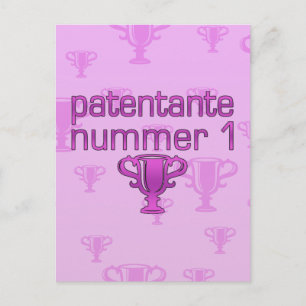 Cartão Postal Patentante Nummer 1