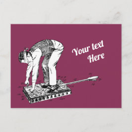 Cartão Postal Patente de Máquina de Abrangência de bumbum