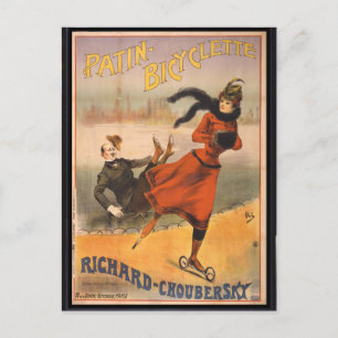 Cartão Postal Patin - Biciclette