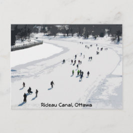 Cartão Postal Patinação no Canal de Rideau - Cartão-postal