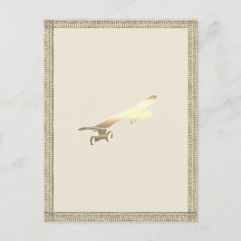 Cartão Postal Patinação no Skate de Ouro para Crianças