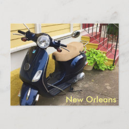 Cartão Postal Patinete bonito em Nova Orleans Marigny
