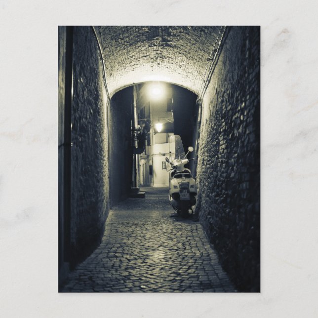 Cartão Postal Patinete na Itália (Frente)