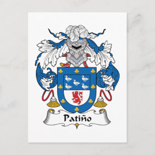Cartão Postal Patino Family Crest