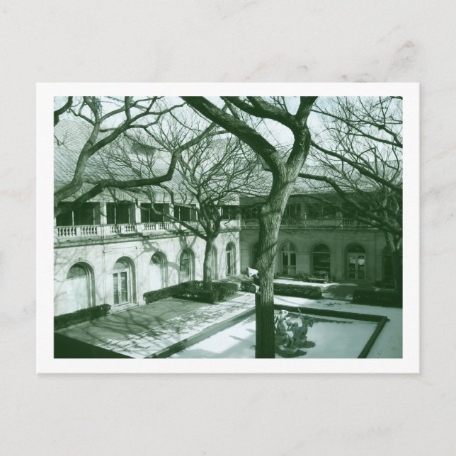 Cartão Postal Pátio em Chicago (Frente)