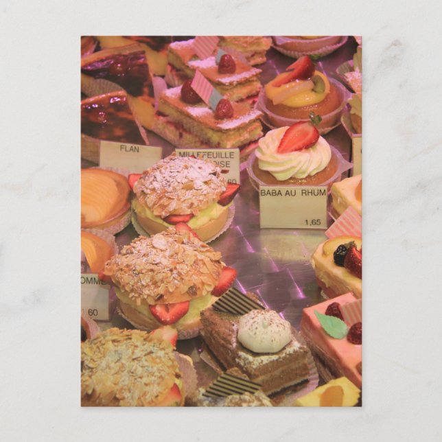 Cartão Postal Patisserie Francês (Frente)