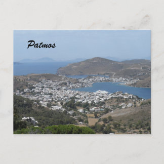 Cartão Postal Patmos, Grécia