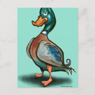 Cartão Postal Pato