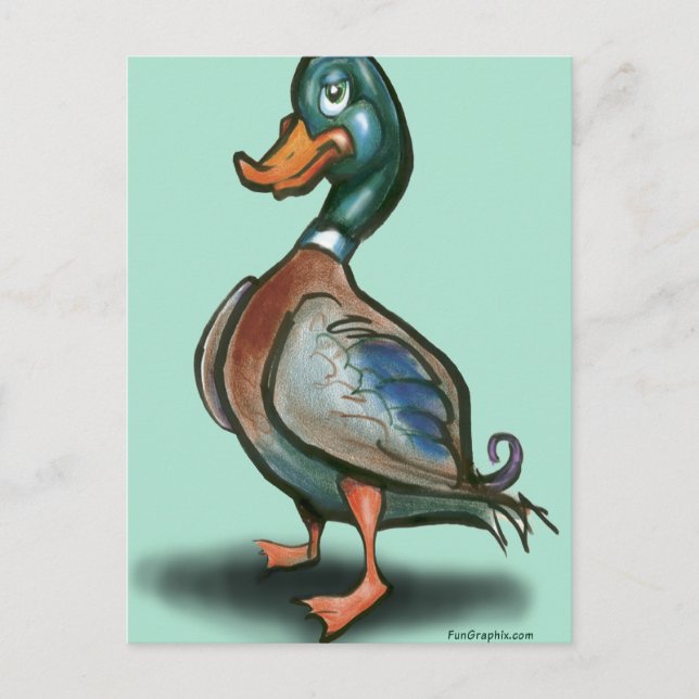 Cartão Postal Pato (Frente)