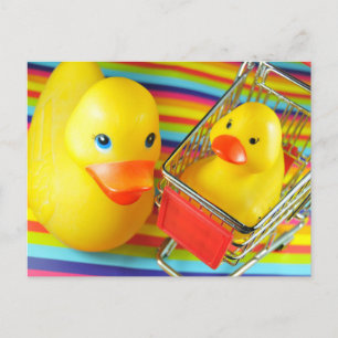 Cartão Postal Pato de borracha