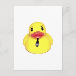 Cartão Postal Pato de Negócios