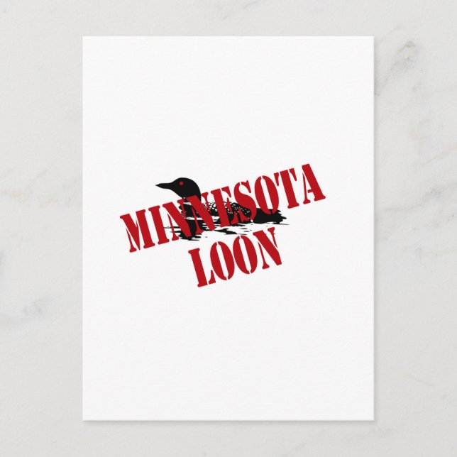 Cartão Postal Pato mergulhão de Minnesota (Frente)