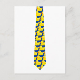 Cartão Postal Pato Tie