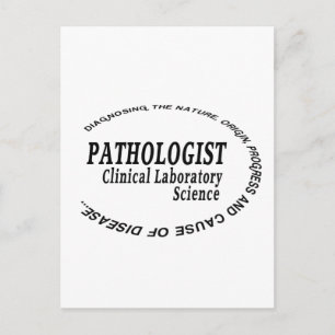 CARTÃO POSTAL PATOLOGISTA - CIÊNCIA LABORATORIAL CLÍNICA