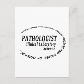 CARTÃO POSTAL PATOLOGISTA - CIÊNCIA LABORATORIAL CLÍNICA