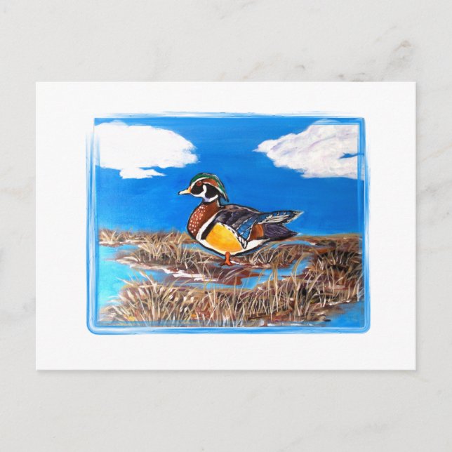 CARTÃO POSTAL PATOS DE MADEIRA (Frente)