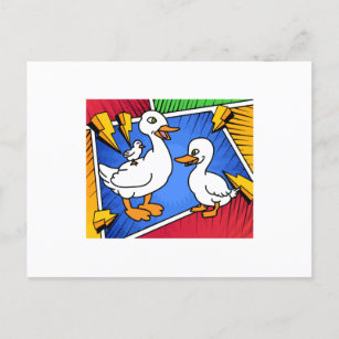 Cartão Postal Patos Engraçados Para Rir