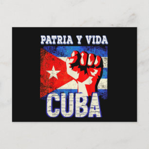 Cartão Postal Patria y vida sos Cuba