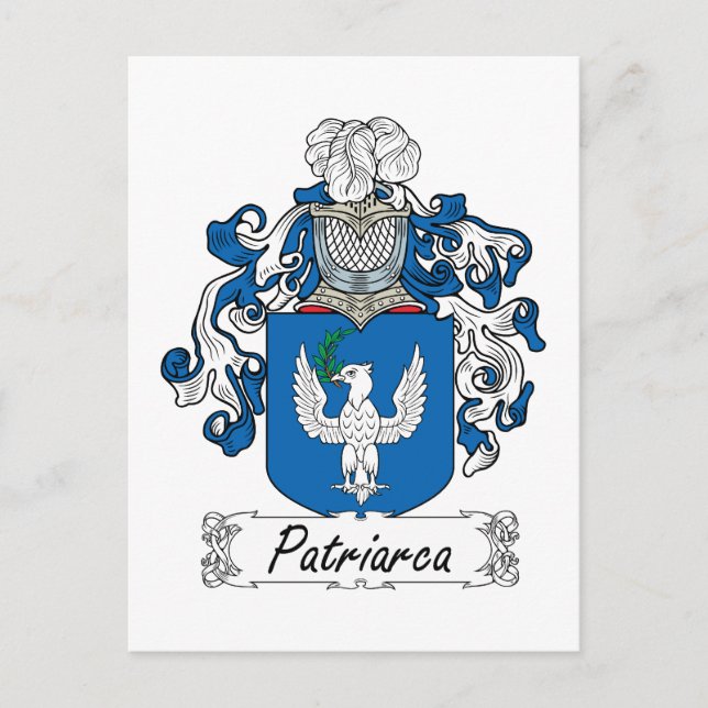 Cartão Postal Patriarca Família Crest (Frente)