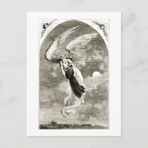 Cartão Postal Patrick levou para Roma pelo anjo, de "O"