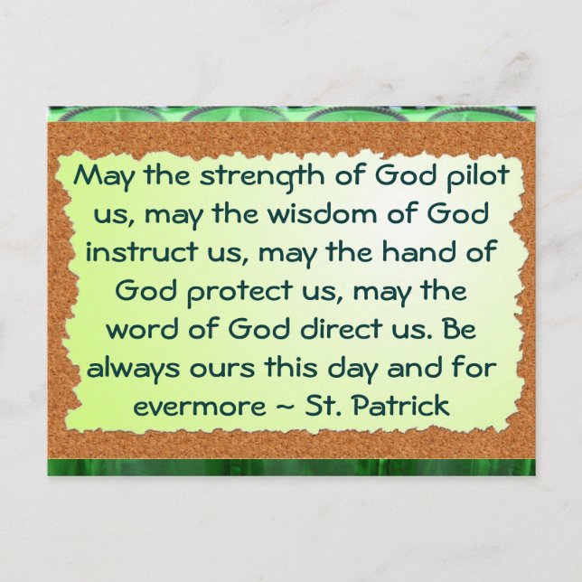 Cartão postal Patrick rua (Frente)