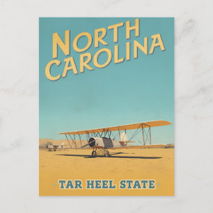 Cartão Postal Patrimônio da Aviação da Carolina do Norte