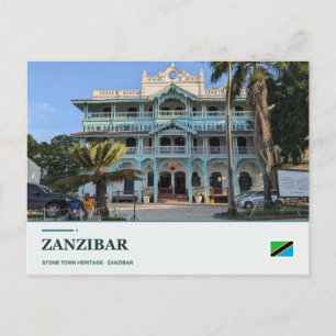 Cartão Postal Patrimônio de Stone Town em Zanzibar