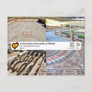 Cartão Postal Património Mundial da UNESCO - A Casa do Anfiteatr