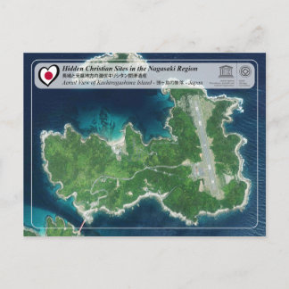 Cartão Postal Patrimônio Mundial da UNESCO - Aldeias na Ilha Kas