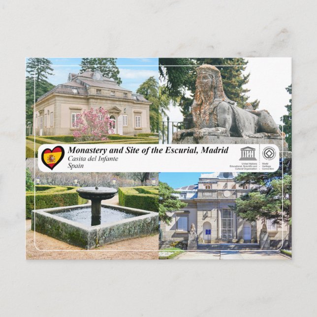 Cartão Postal Patrimônio Mundial da UNESCO - Casita del Infante (Frente)