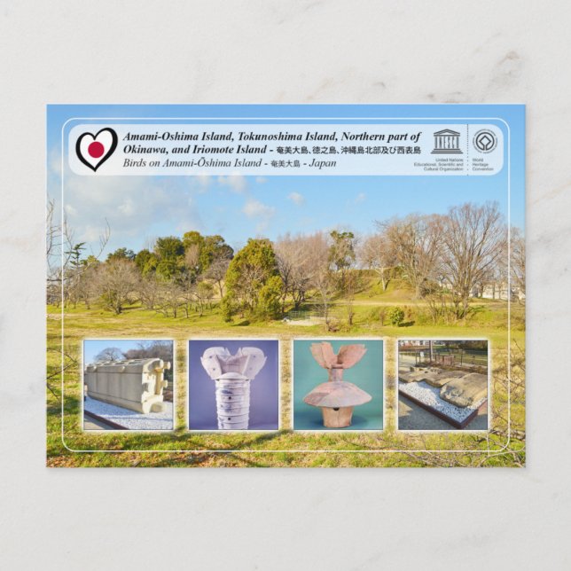 Cartão Postal Patrimônio Mundial da UNESCO - Furuichi - Tumulo d (Frente)