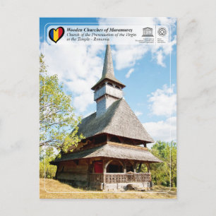 Cartão Postal Patrimônio Mundial da UNESCO - Igrejas de Madeira 