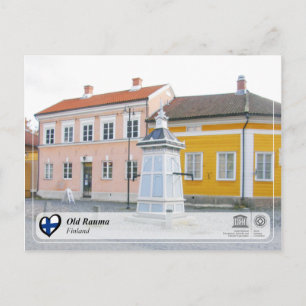 Cartão Postal Património Mundial da UNESCO - Rauma Antiga