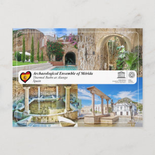 Cartão Postal Património Mundial da UNESCO - Termas de Alange