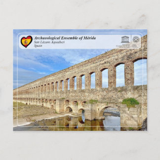 Cartão Postal Património Mundial UNESCO - Aqueduto de San Lázaro