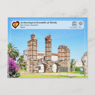 Cartão Postal Património Mundial UNESCO - Aqueduto de San Lázaro