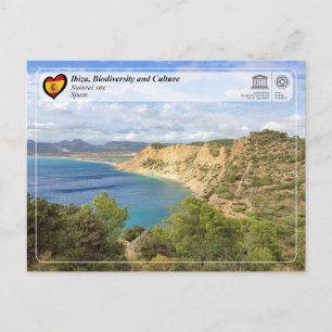 Cartão Postal Patrimônio Mundial UNESCO - Biodiversidade de Ibiz